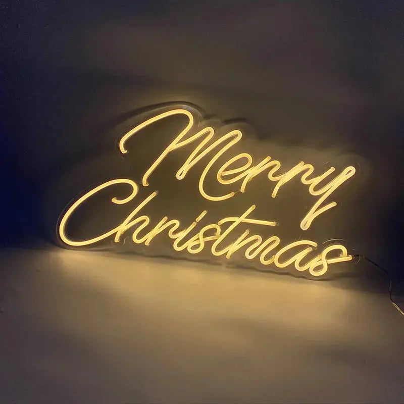 Capture the Joy of the Season with our Merry Christmas LED Signs
