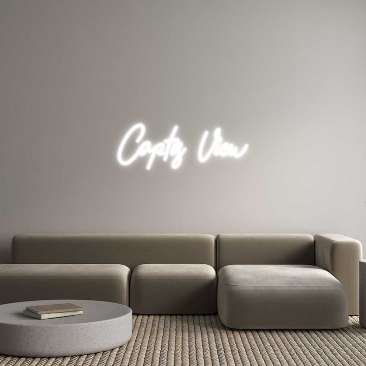 Customized Neon Sign: Captis View