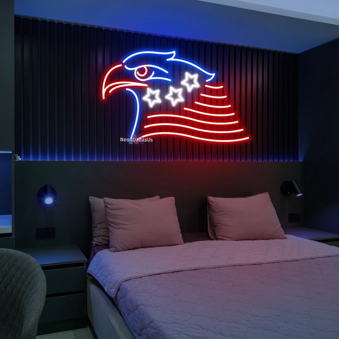 American National Eagle Neon Sign ManhattanNeons