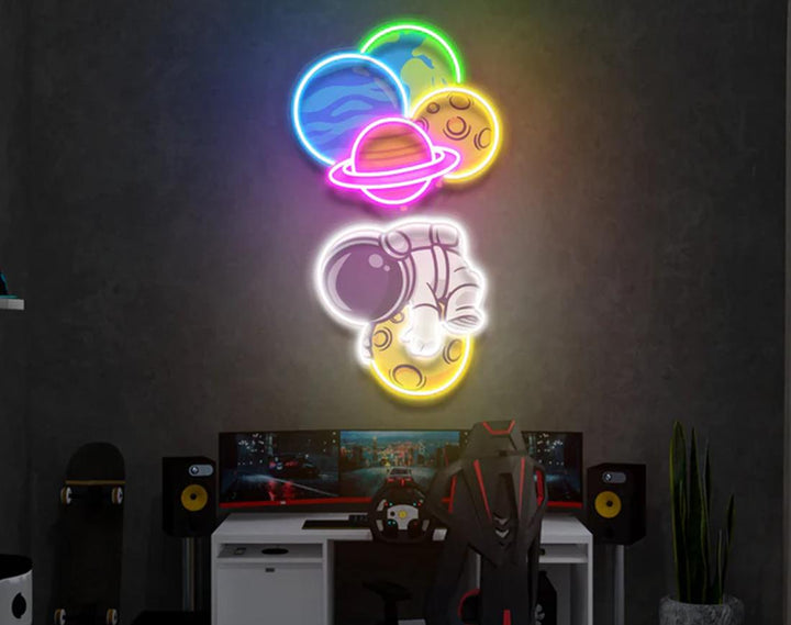 Balloon LED Neon Sign by manhattanneons.com - Cheerful and bright neon decor.