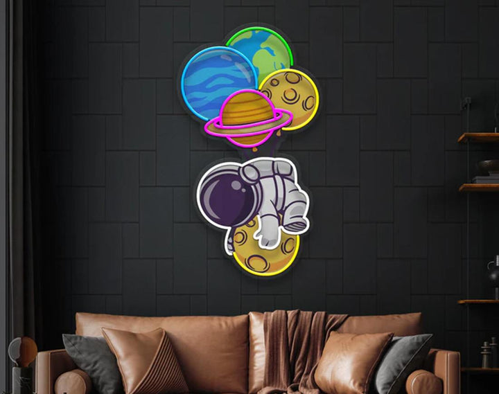 Balloon LED Neon Sign by manhattanneons.com - Cheerful and bright neon decor.