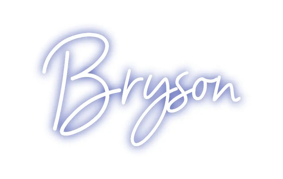 Customized Neon Sign: Bryson ManhattanNeons