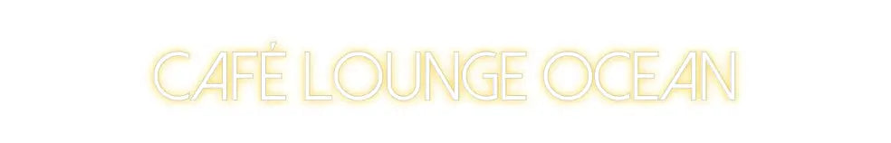 Customized Neon Sign: Café lounge o... ManhattanNeons