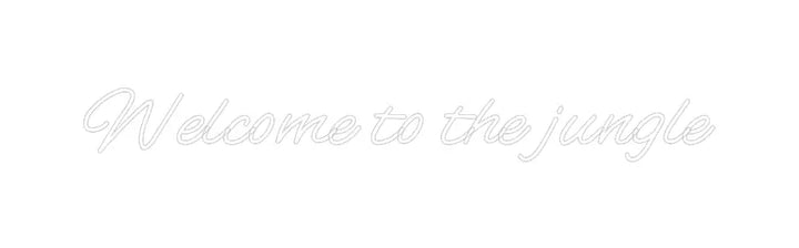 Customized Neon Sign: Welcome to th... ManhattanNeons