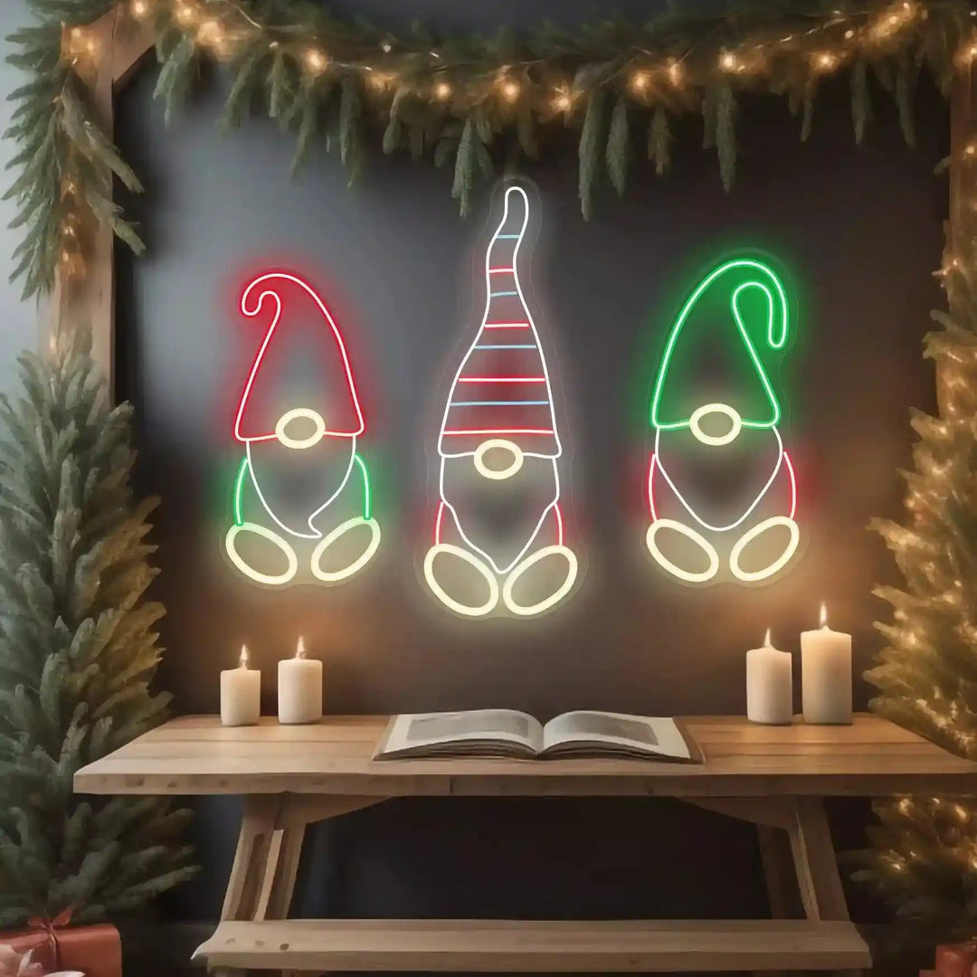 Cute Gnomes Neon Sign ManhattanNeons