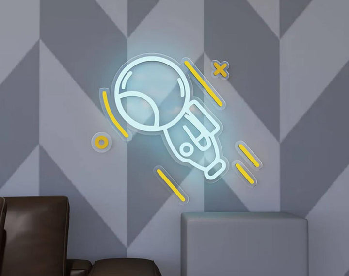 Explorer LED Neon Sign by manhattanneons.com - Journey beyond limits in neon.