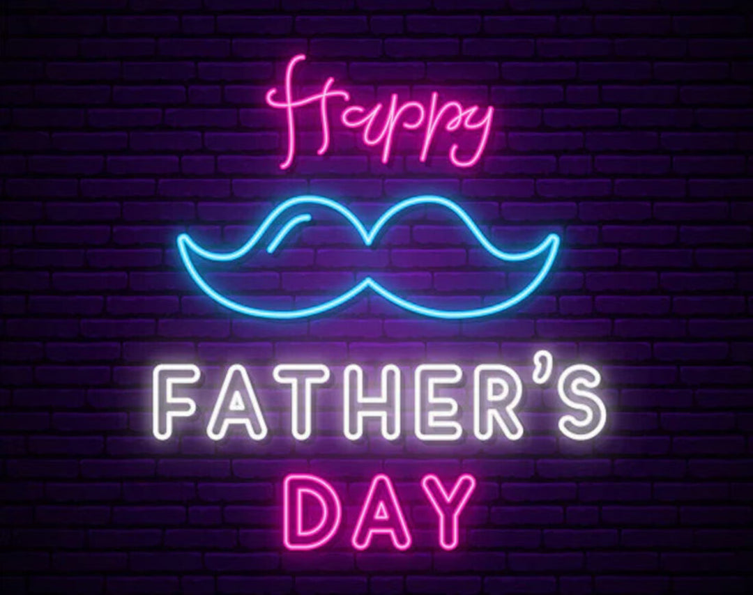 Father's Day Dark Glow Neon Sign by manhattanneons.com - Add a unique glow to your Father's Day celebrations.