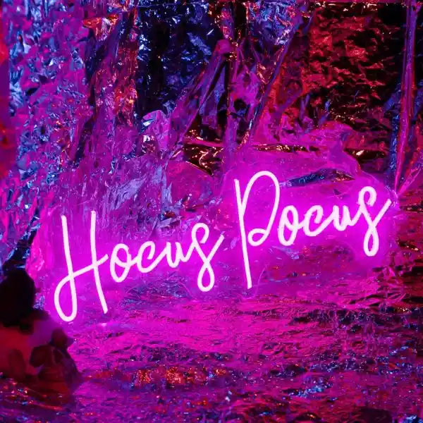 Hocus Pocus Halloween LED Neon Sign by manhattanneons.com - Transform your space with Halloween LED Neon Sign