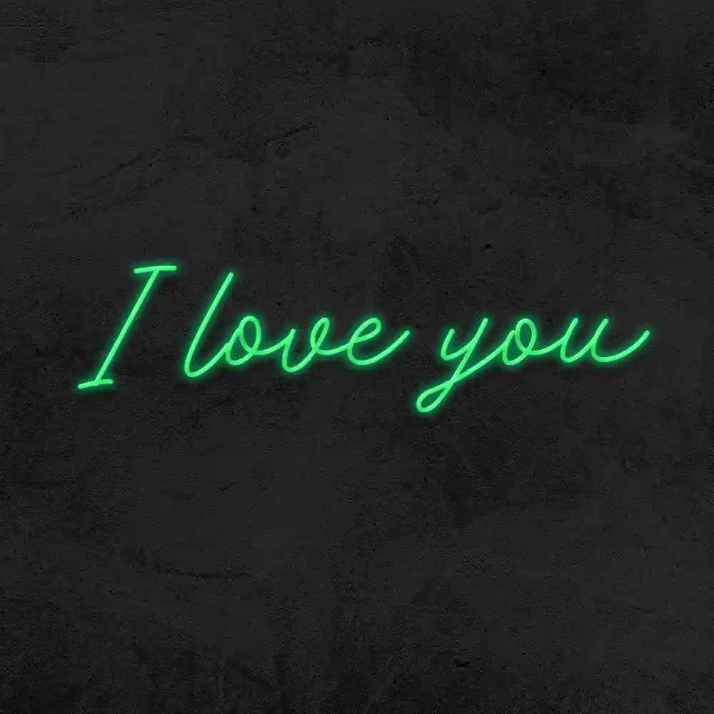 I Love You Wedding Neon Sign - A heartfelt declaration glowing with affection, perfect for celebrating love - from manhattonneons.com