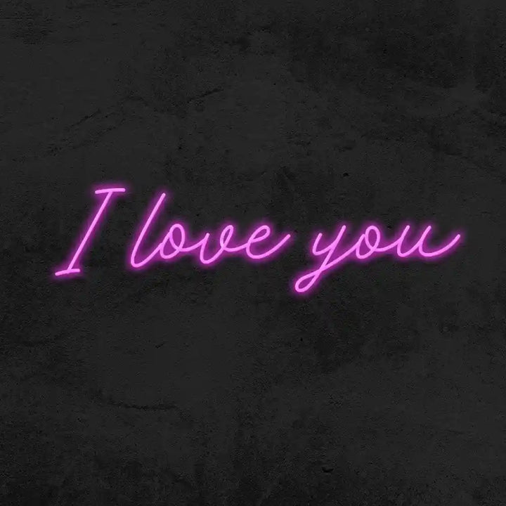 I Love You Wedding Neon Sign - A heartfelt declaration glowing with affection, perfect for celebrating love - from manhattonneons.com