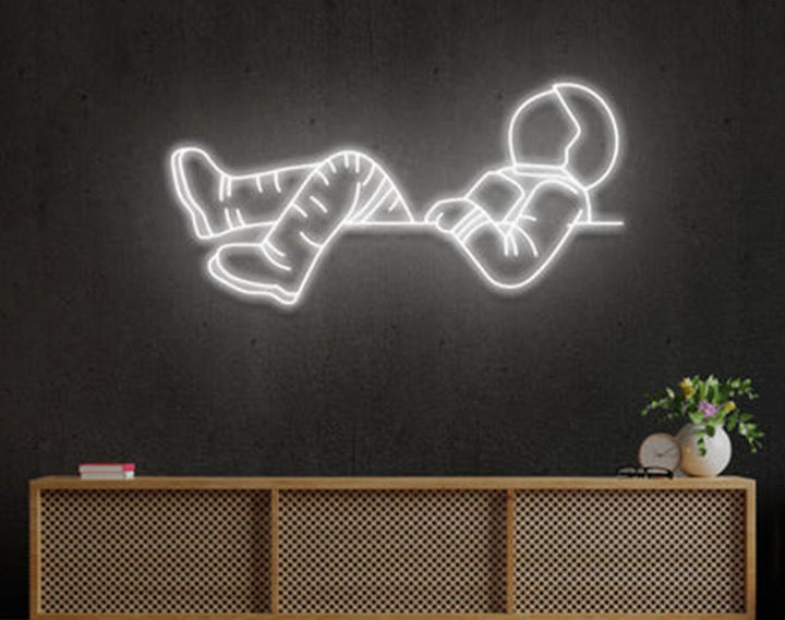 Lost in Space LED Neon Sign by manhattanneons.com - Cosmic adventure with glowing style.