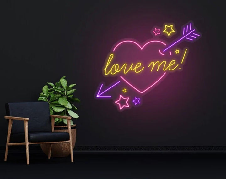 Love Me Valentine's Day Neon Sign