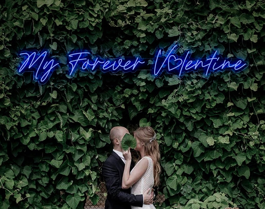 MY FOREVER Valentine's Day Neon Sign by manhattanneons.com – A glowing declaration of everlasting love.