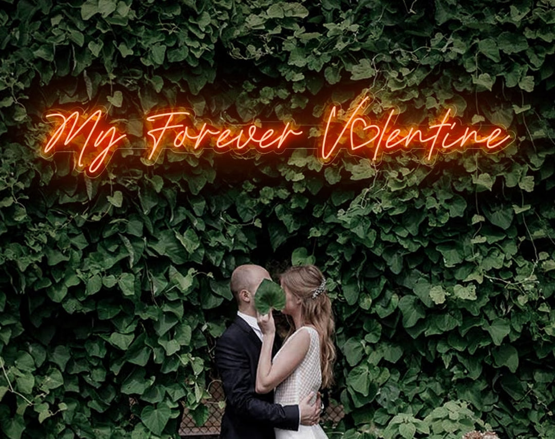 MY FOREVER Valentine's Day Neon Sign by manhattanneons.com – A glowing declaration of everlasting love.