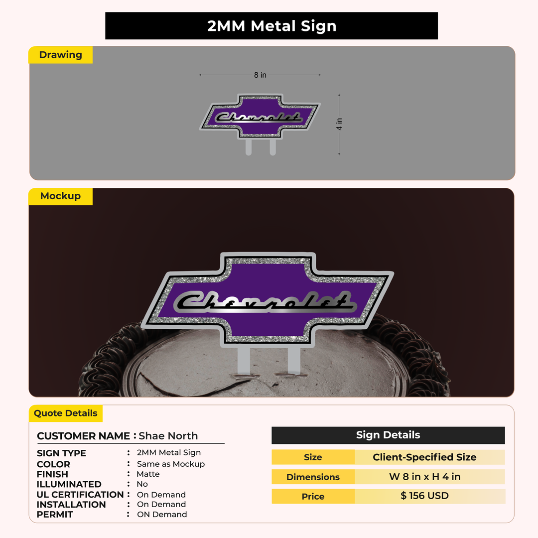 Custom Signs for Shae North