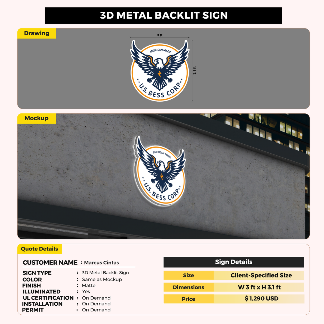 Custom Sign For Marcus Cintas
