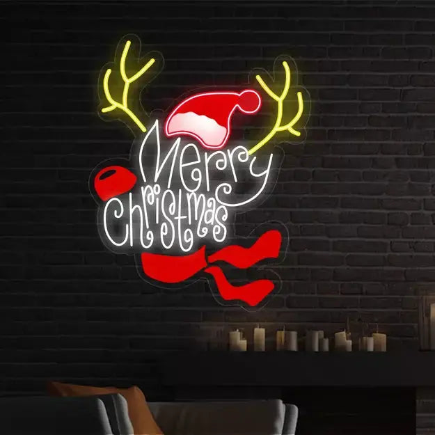 Merry Christmas Neon Sign | Christmas Magic Art ManhattanNeons