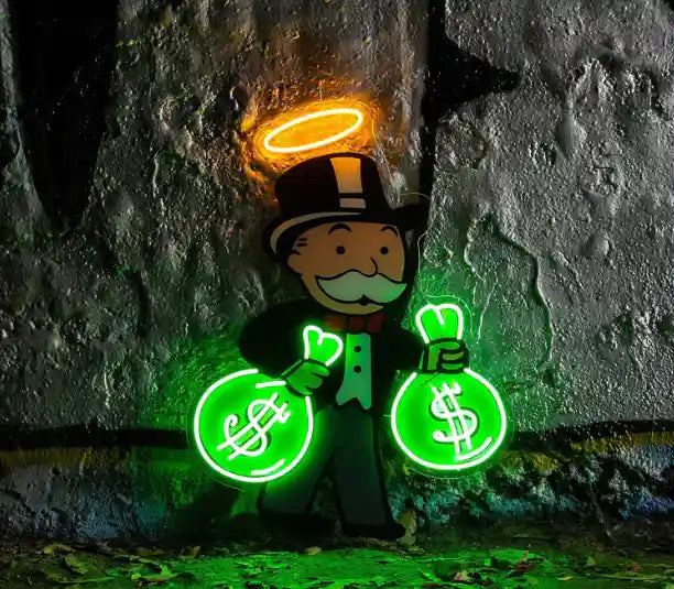 Monopoly Advance to Go Neon Artwork | Collector's Edition - from manhattonneons.com.