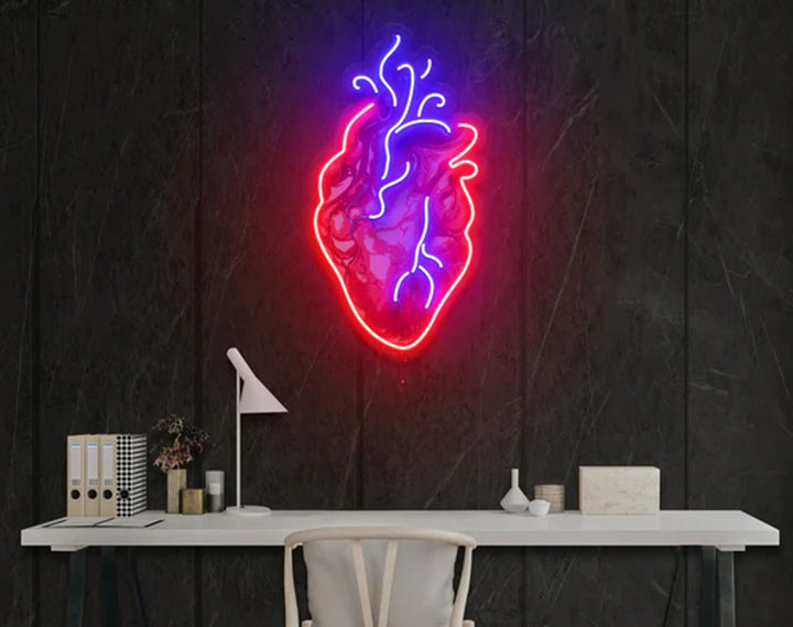 My Heart LED Neon Sign by manhattanneons.com – A heartfelt glow that speaks volumes.
