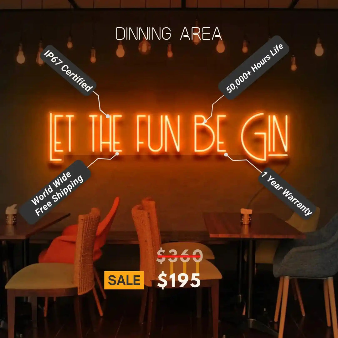 Party Neon Sign for Home and Restaurants, adding a stylish glow to your space - from manhattonneons.com