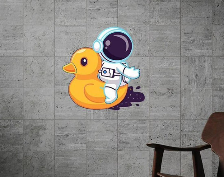 Riding Duck LED Neon Sign