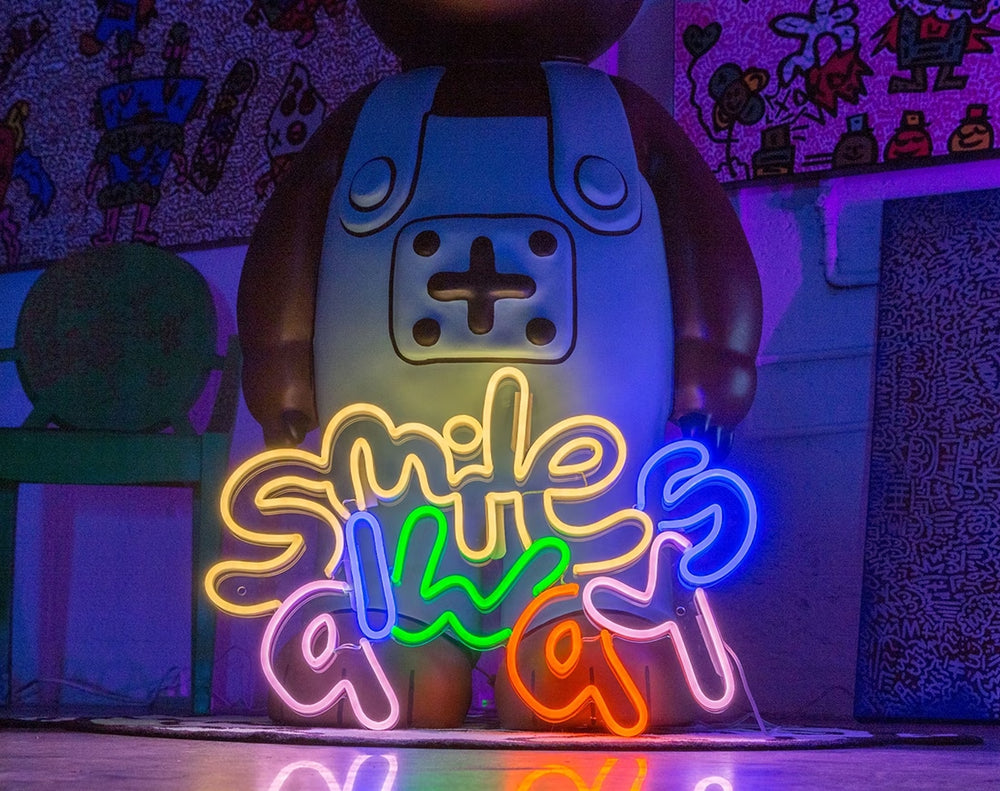 Smile Always by Vic Garcia Mother's Day Neon Sign by manhattanneons.com - Transform your space with LED Neon Sign