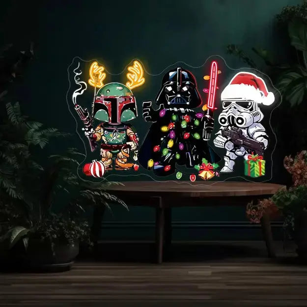 Star Wars x Christmas | UV Neon Star Wars Signage for Christmas ManhattanNeons
