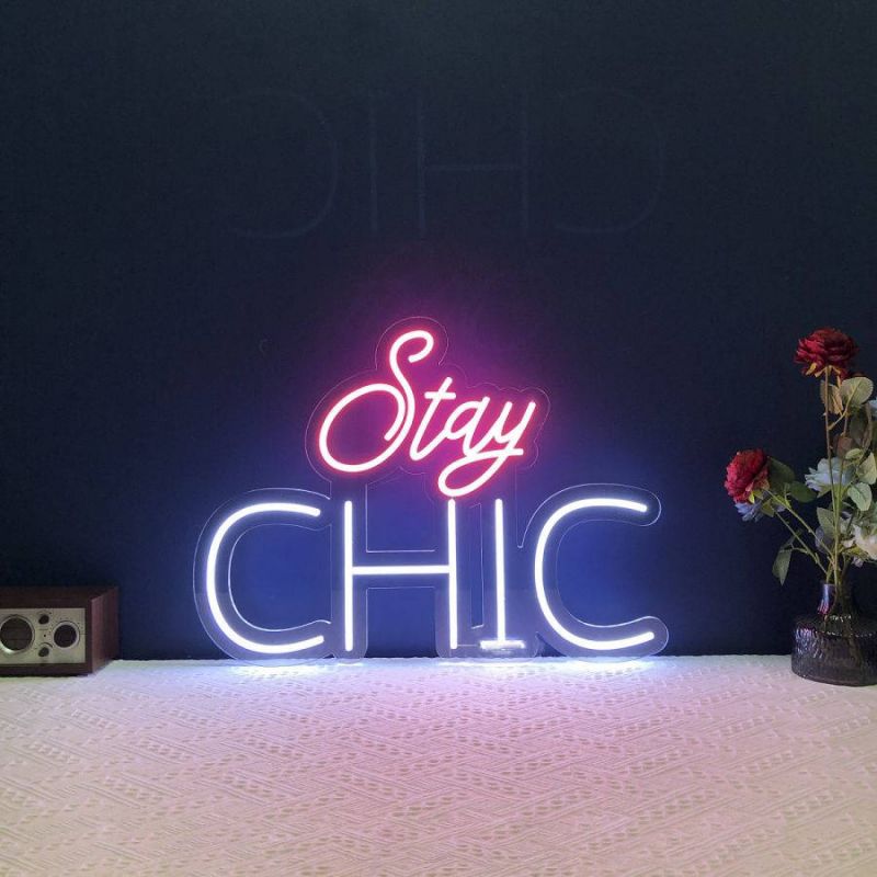 Stay Chic Neon Sign ManhattanNeons