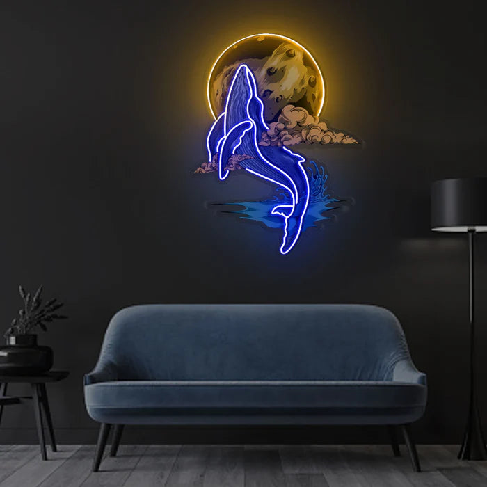 New Limits UV Art Led Neon sign x Acrylic Artwork, Illuminate your space with style, manhattanneons.com