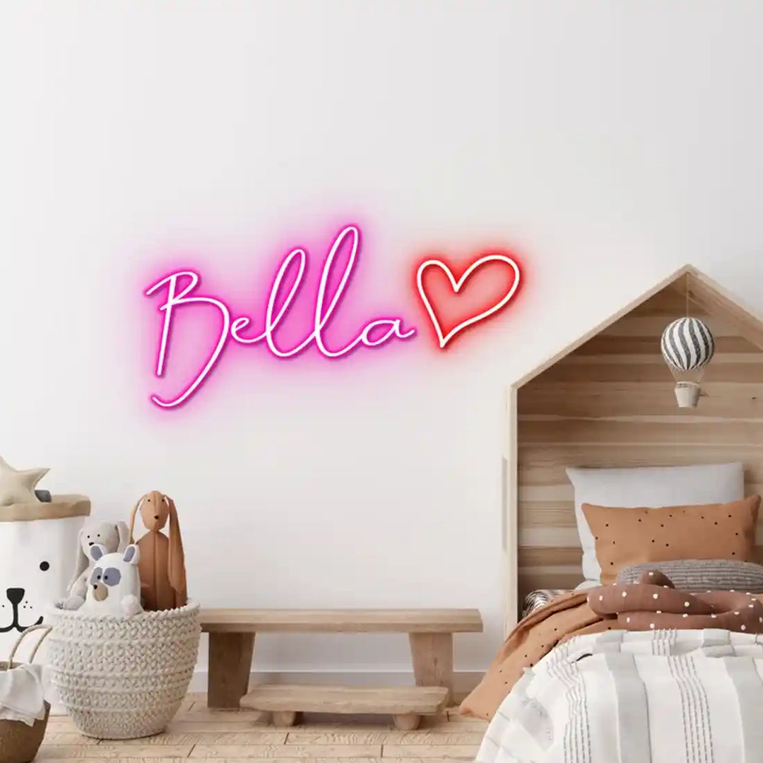 Bella Name Neon Sign - Illuminate Your Space with Style and Elegance - from manhattonneons.com