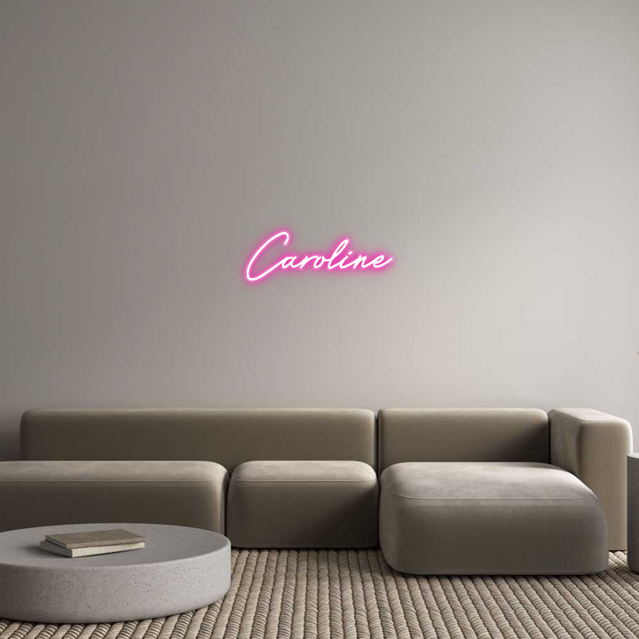 Customized Neon Sign: Caroline
