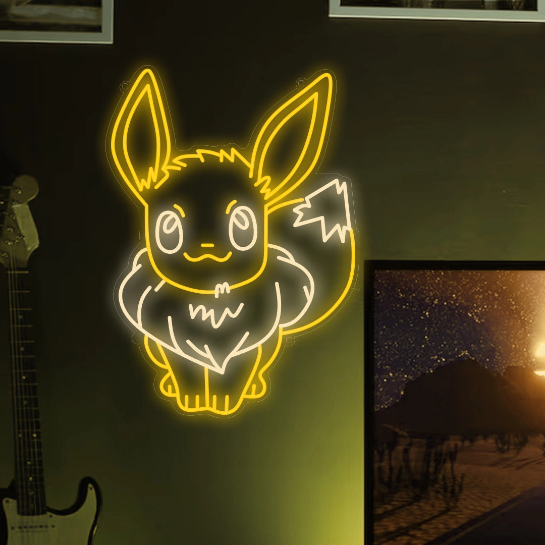 Eevee's Neon Evolution - Pokémon Glow - ManhattanNeons