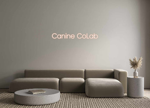 Customized Neon Sign: Canine CoLab