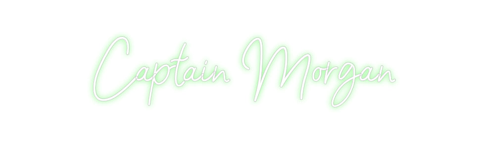 Customized Neon Sign: Captain Morgan