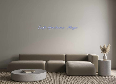 Customized Neon Sign: Café Honduras...