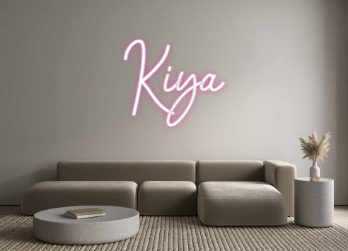 Customized Neon Sign: Kiya