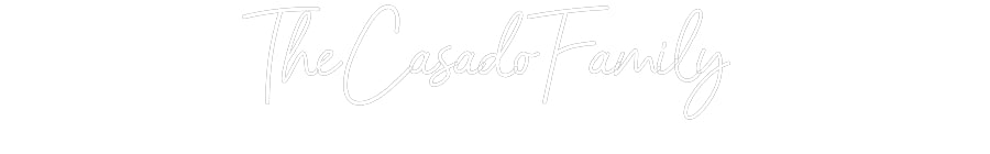 Customized Neon Sign: TheCasadoFami...