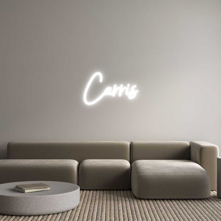 Customized Neon Sign: Carris