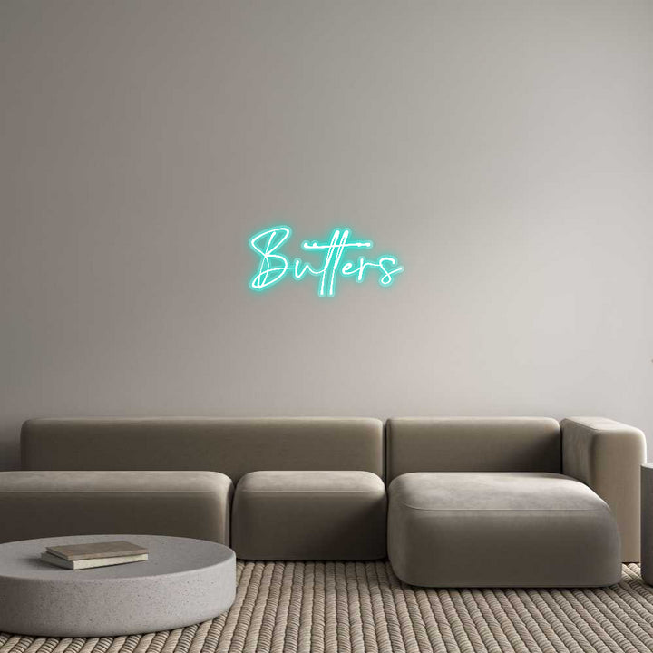 Customized Neon Sign: Butters
