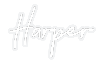 Customized Neon Sign: Harper