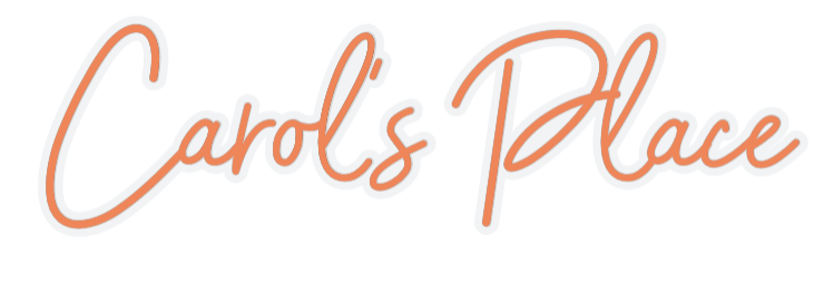 Customized Neon Sign: Carol’s Place