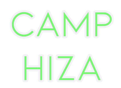 Customized Neon Sign: CAMP
HIZA