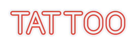 Customized Neon Sign: TATTOO