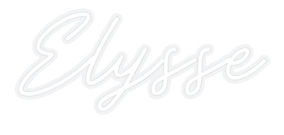 Customized Neon Sign: Elysse