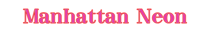 Customized Neon Sign: Manhattan Neon