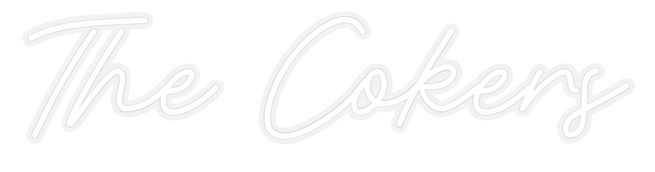 Customized Neon Sign: The Cokers