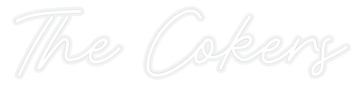 Customized Neon Sign: The Cokers