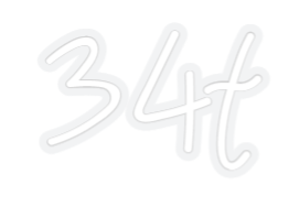 Customized Neon Sign: 34t