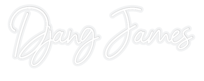 Customized Neon Sign: Djang James