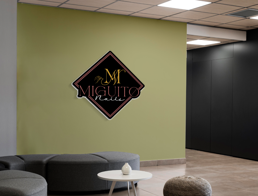 3D UV Metal Backlit Sign For Miguel Angel Gonzalez Oliva